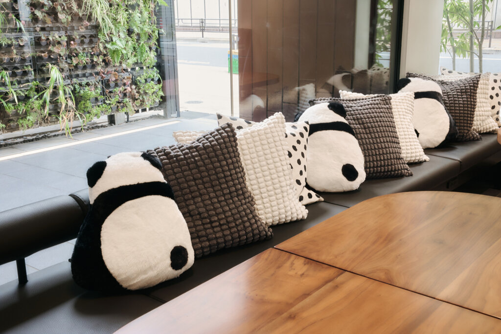 ホテルリソル上野 パンダのぬいぐるみ