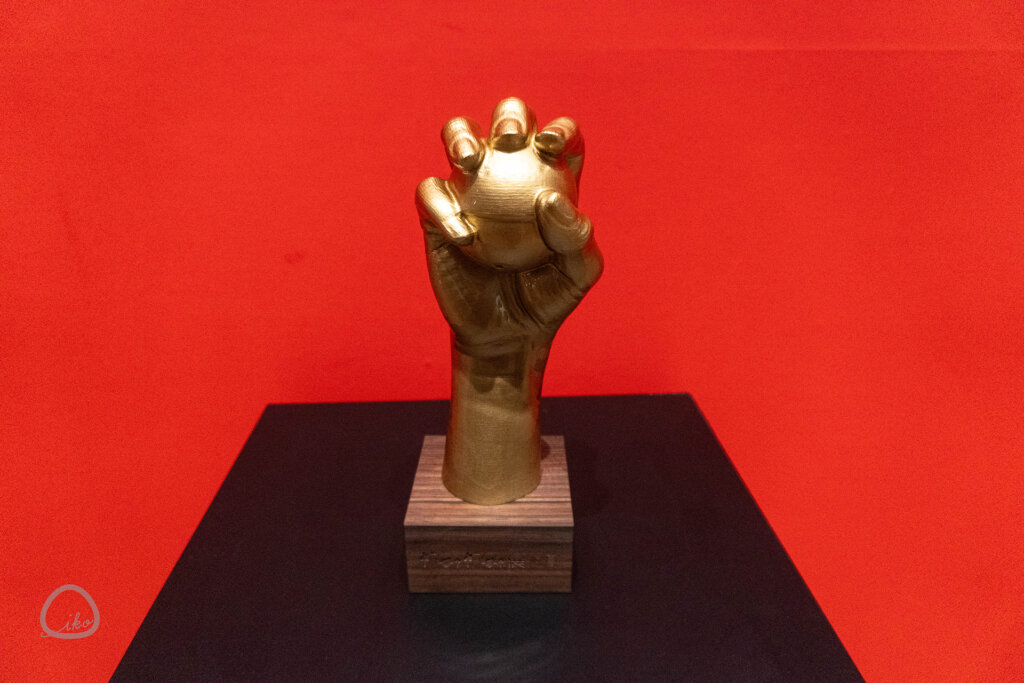 ガチャガチャ展のトロフィー