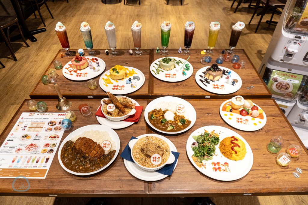 ガチャガチャ展 in 六本木　制作過程資料　コラボカフェ