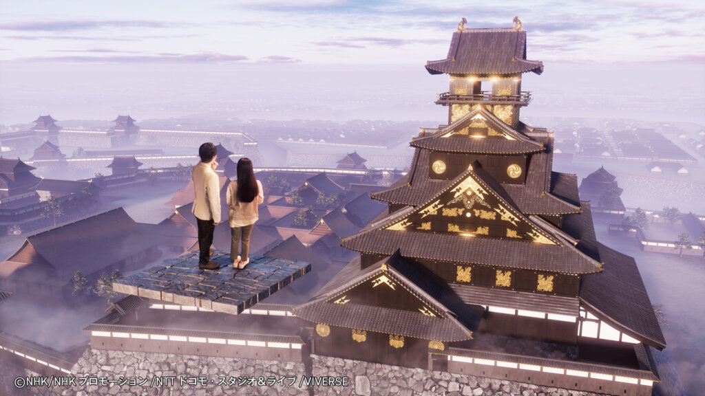 VR体験イベント「サムライの見た夢～幻の豊臣大坂城～」体験風景