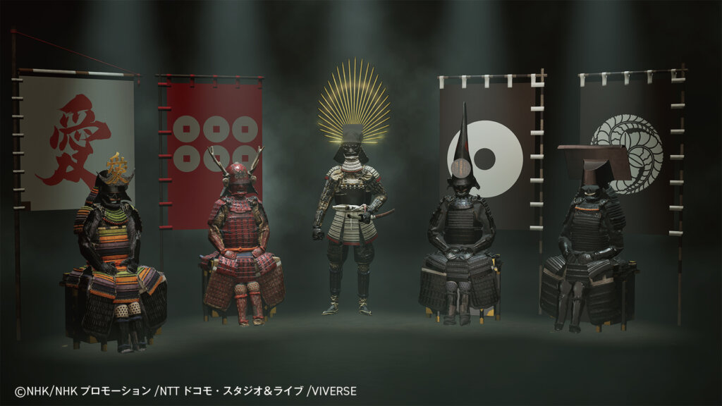 甲冑を着た武将