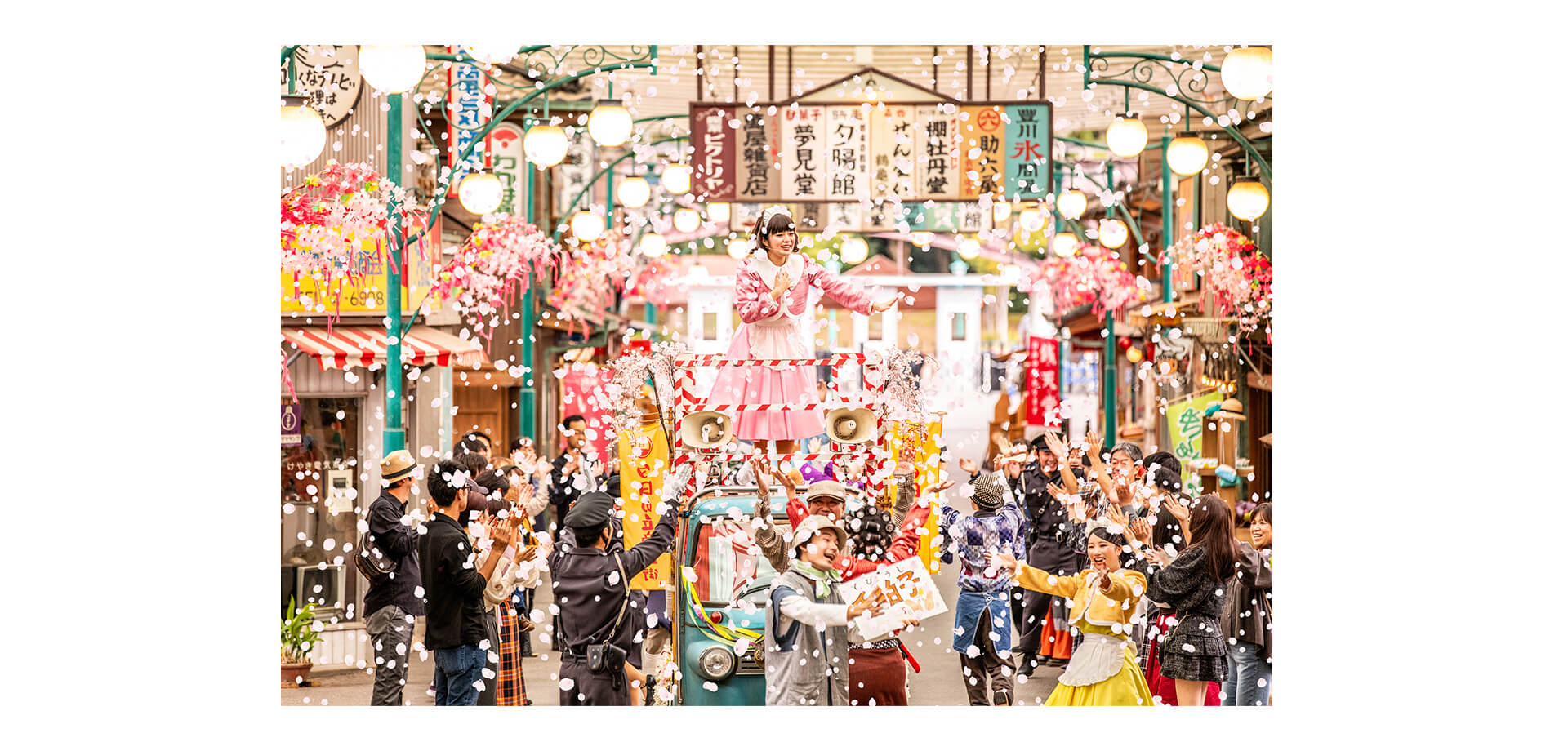 ブギウギ祭　桜吹雪フェス メインビジュアル