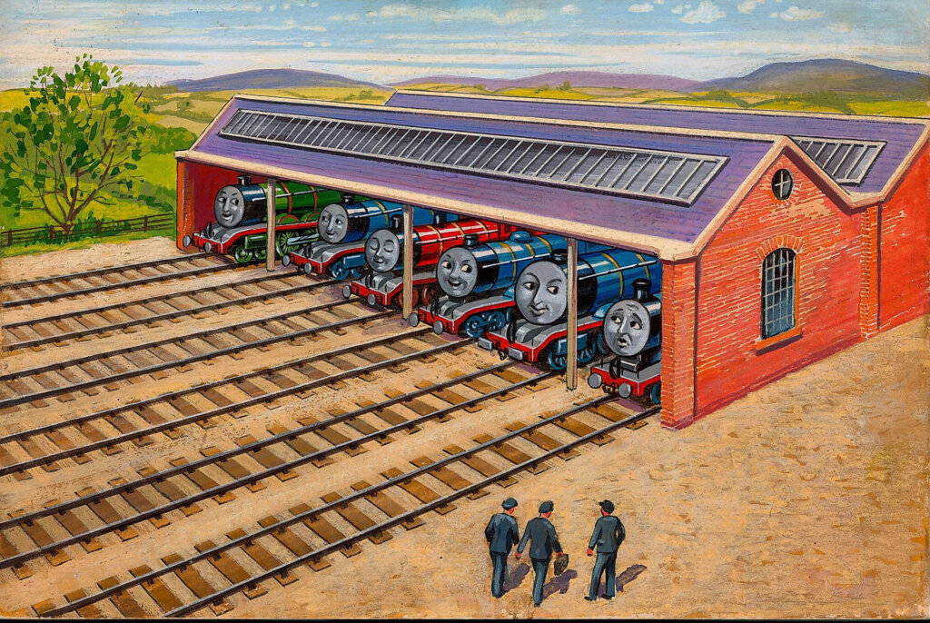 きかんしゃトーマスの世界展　展示原画