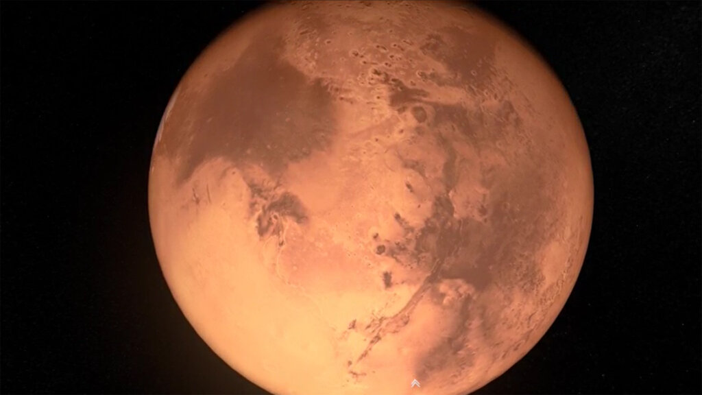 THE SUNSET OF MARS　体験の様子　火星