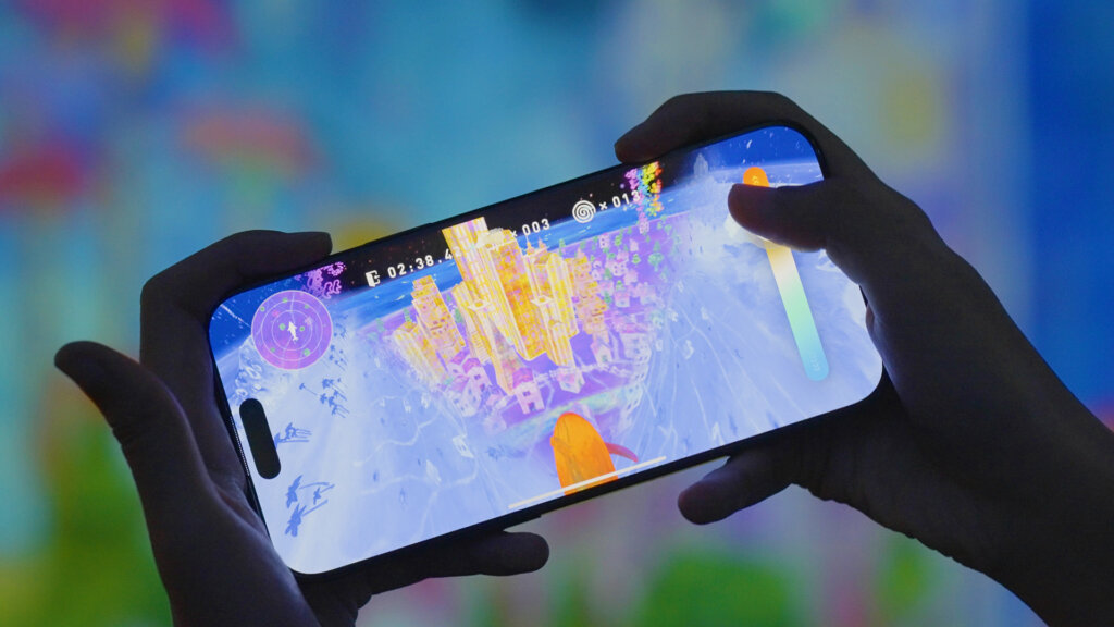 スマホで画面操作