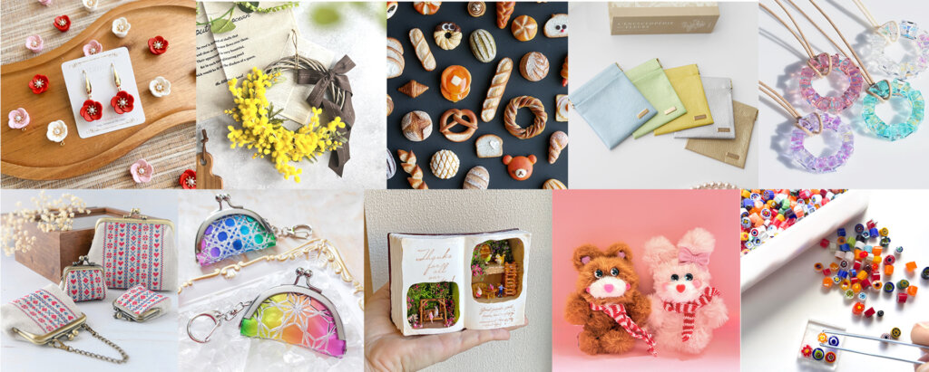 東京ハンドメイドマルシェで販売する雑貨
