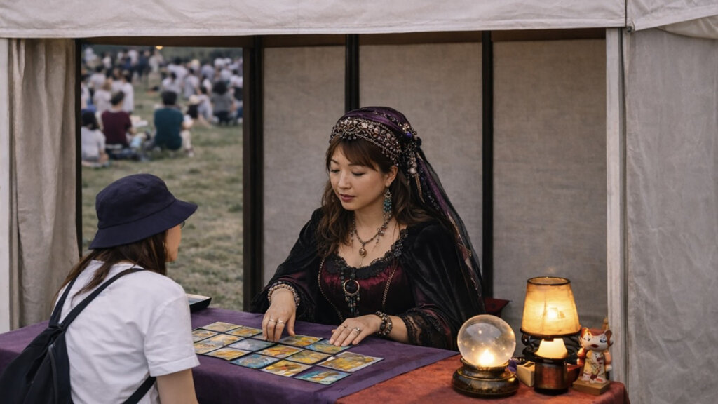 占いをする占術師