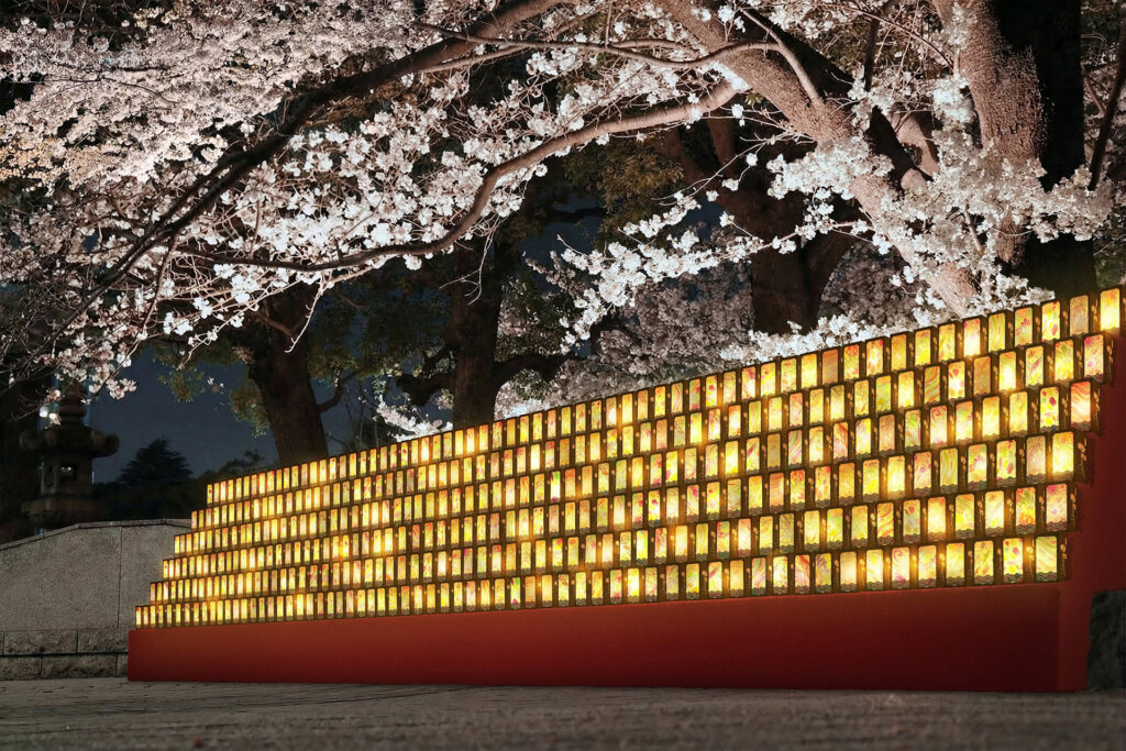 御殿山・1,000灯の道 灯籠