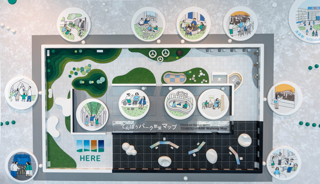 てんぼうパーク 俯瞰図