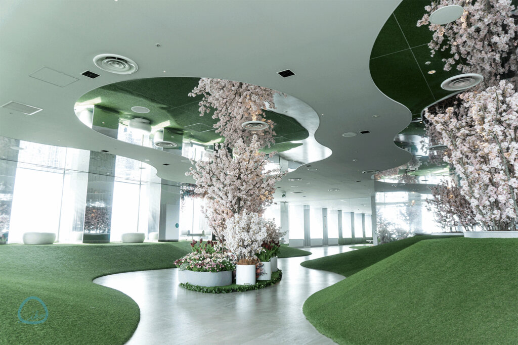 てんぼうパーク さくらまつり 会場風景