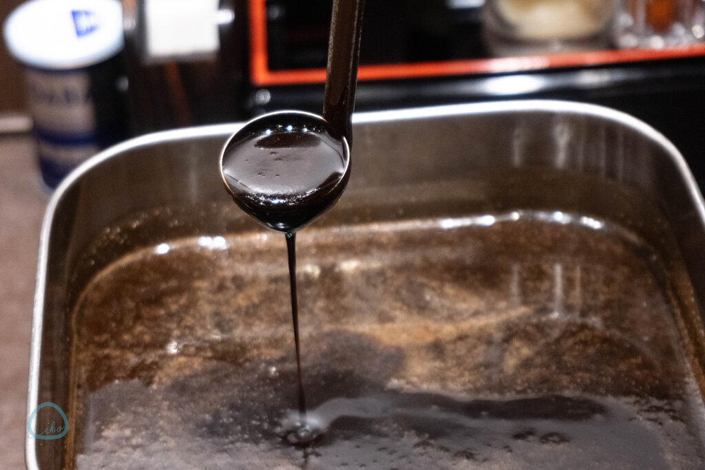 ラードに付けたニンニクペースト