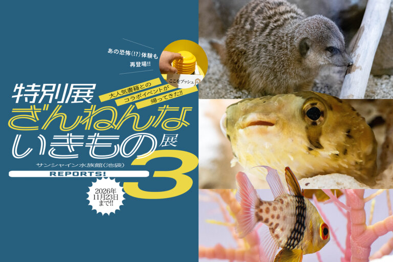 ざんねんないきもの展3　メインビジュアル