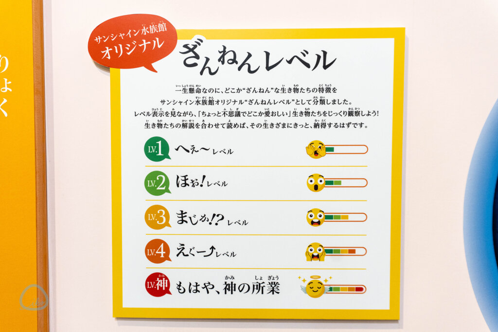 ざんねんないきもの展3　表示パネル