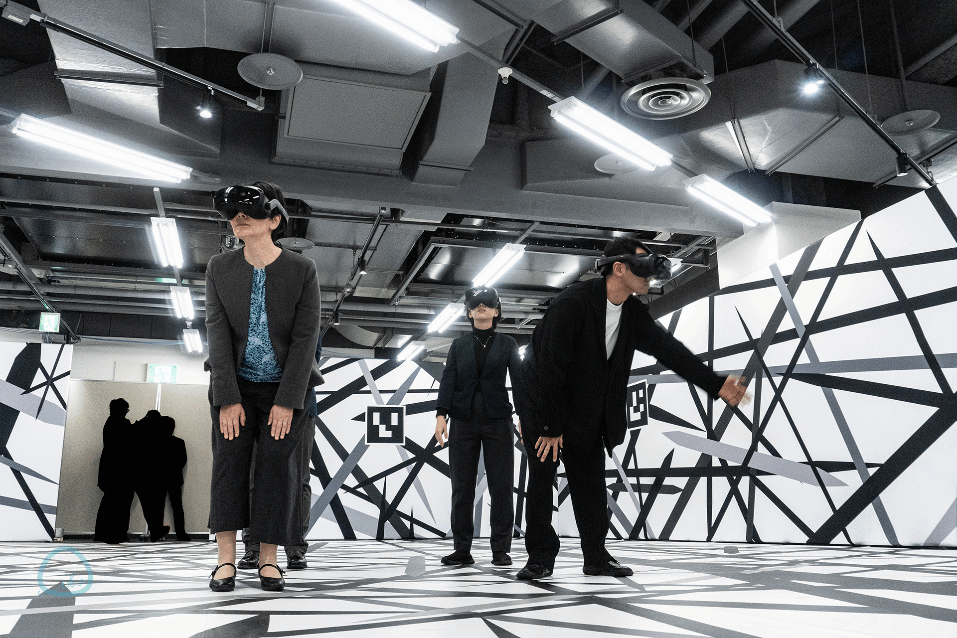 サムライの見た夢　幻の豊臣大阪城　VR体験の様子