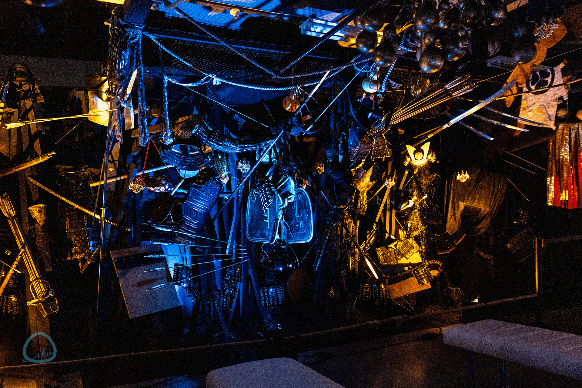 サムライの見た夢　幻の豊臣大阪城　VR体験の様子　甲冑