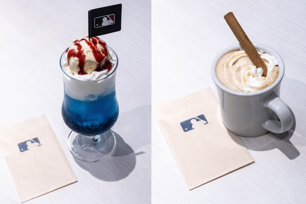 MLB Breakfast Club 販売メニュー クリームソーダ ラテ