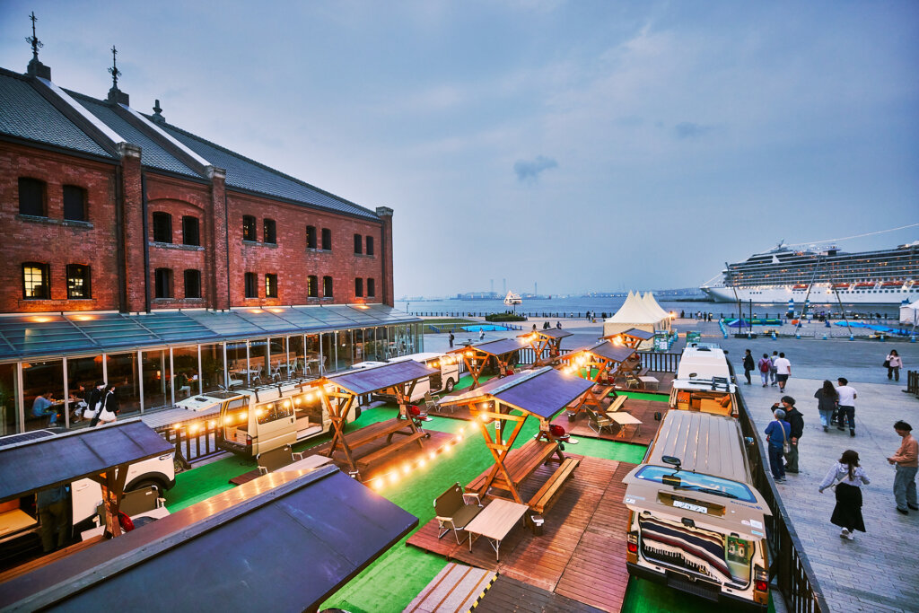 ヨコハマフリューリングスフェスト　会場風景