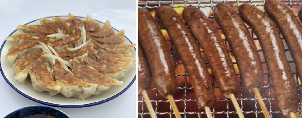 餃子とフランクフルト