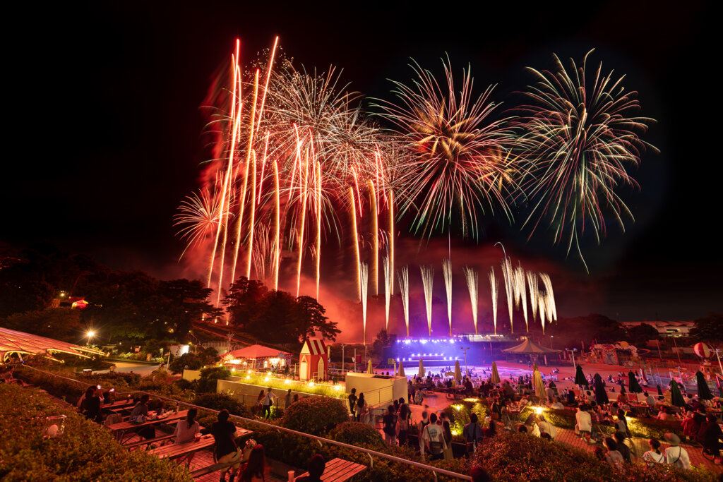 西武園ゆうえんちの花火
