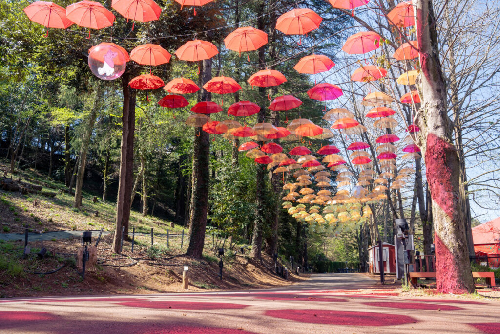 ムーミン谷とアンブレラ 会場風景