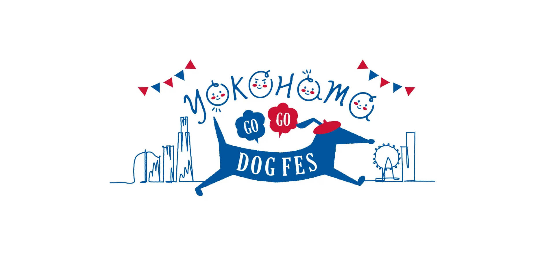 YOKOHAMA GOGO DOG FES 2026 Spring ロゴ