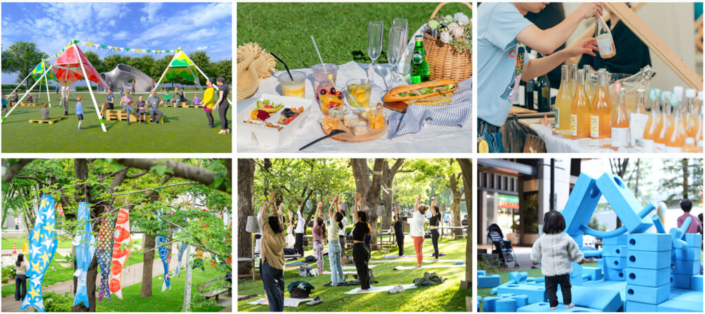 MIDTOWN OPEN THE PARK 会場の様子