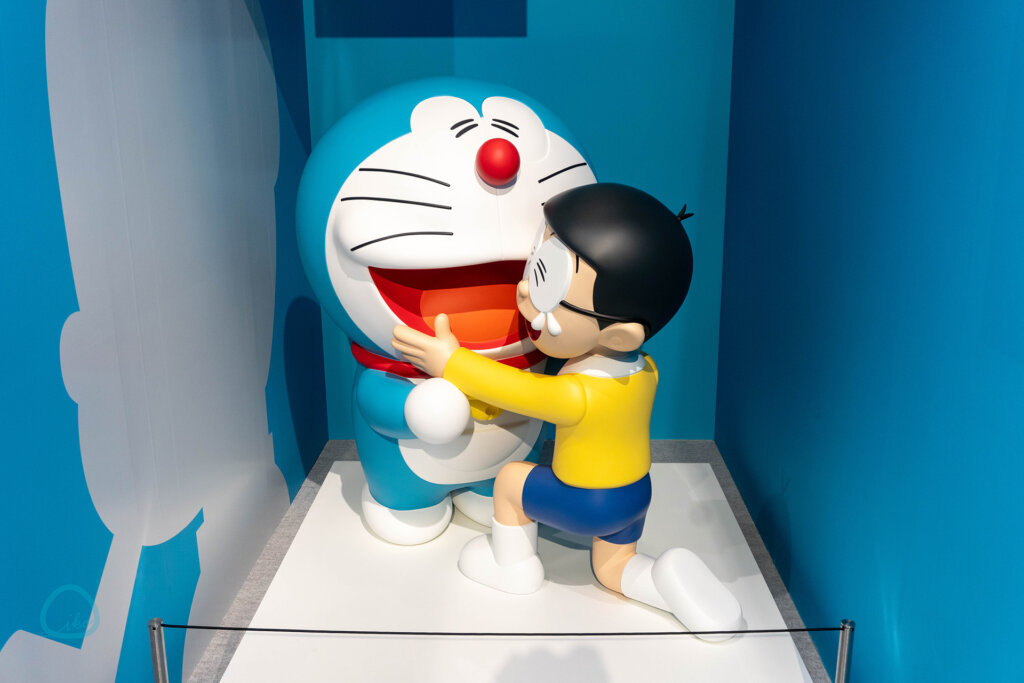 100%ドラえもん&フレンズ　ドラえもんとのび太の立像