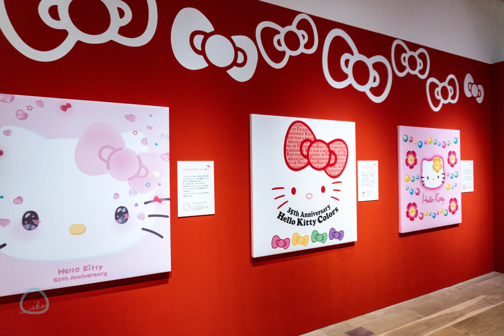 サンリオ展　FINAL ver.　会場風景　キティイラスト