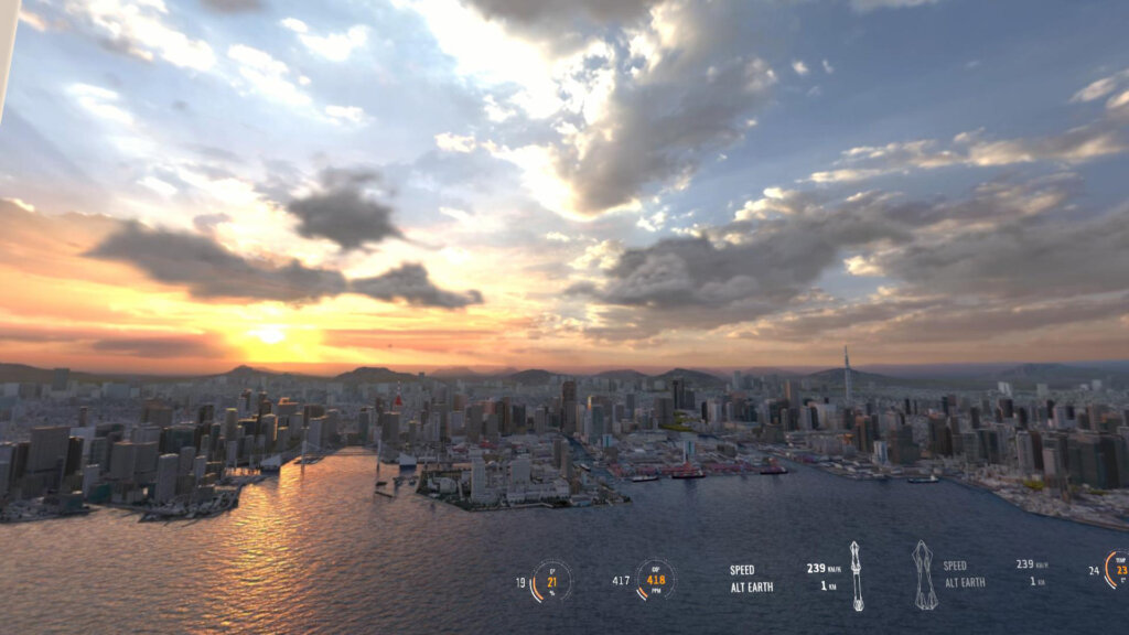 THE SUNSET OF MARS　体験風景