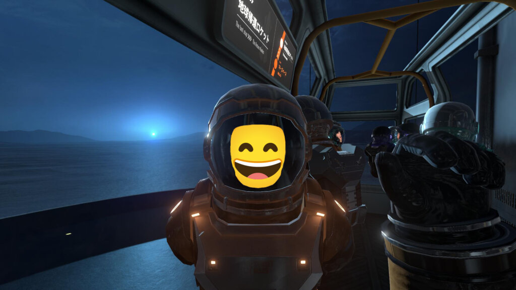 THE SUNSET OF MARS　体験風景　自撮り風景