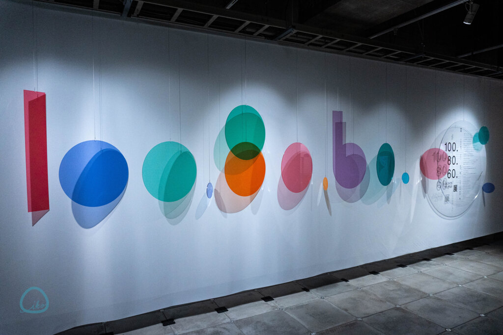 銀座ソニーパーク「100.80.60.展」会場風景