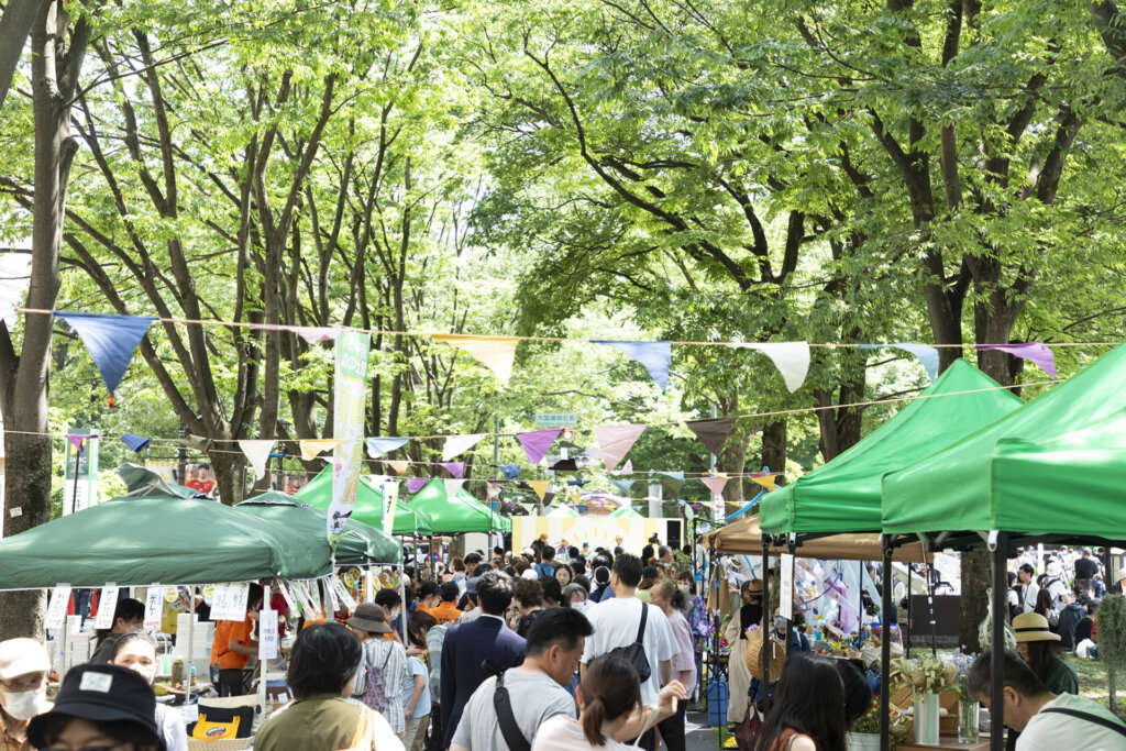 キテキテ府中マルシェ　会場風景