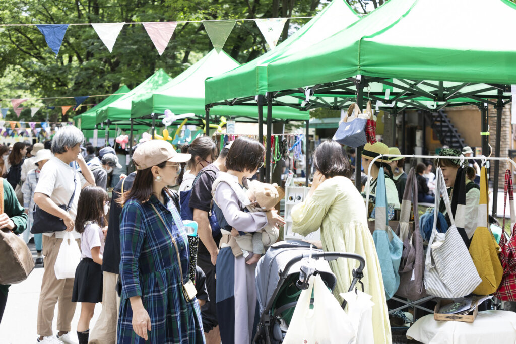 キテキテ府中マルシェ　会場風景