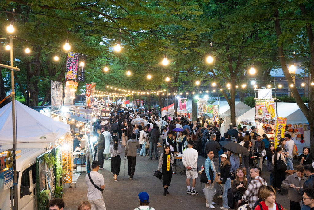 代々木公園でのナイトイベント