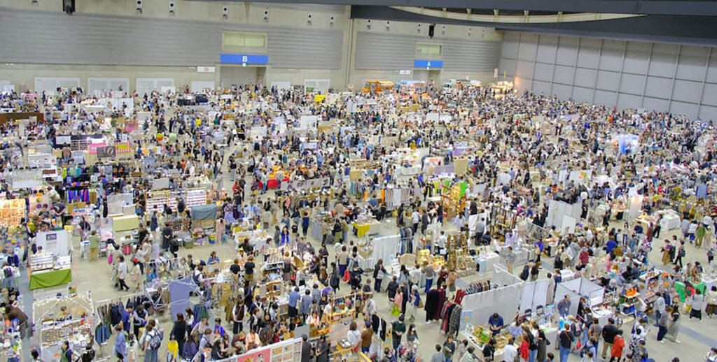 ヨコハマハンドメイドマルシェ　会場風景
