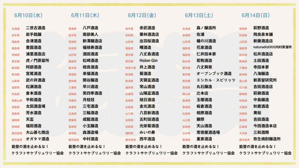 混祭2026　出店酒ブランド
