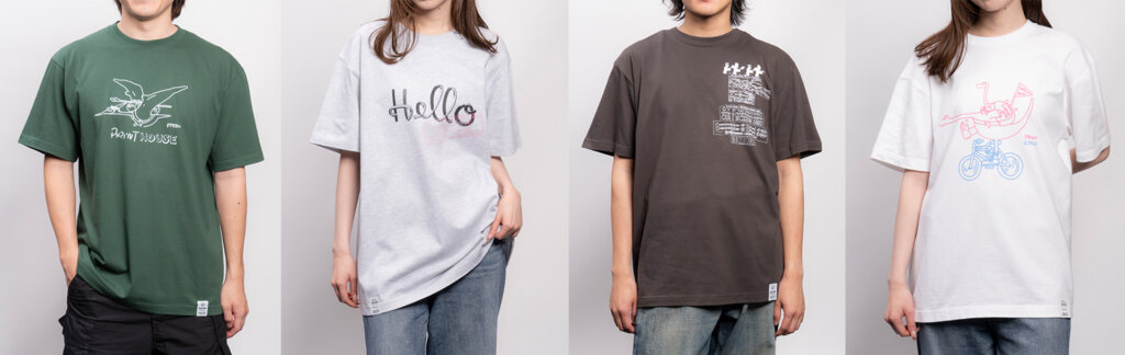 約束で買えるTシャツ店 販売Tシャツ一例
