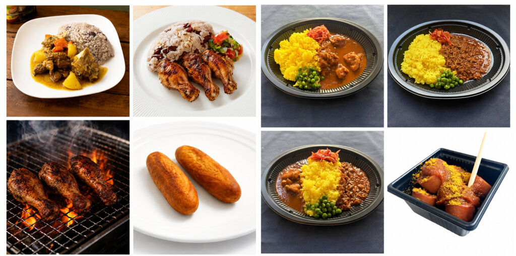 カレー、肉料理、フランスパン、チキンライス、肉じゃが