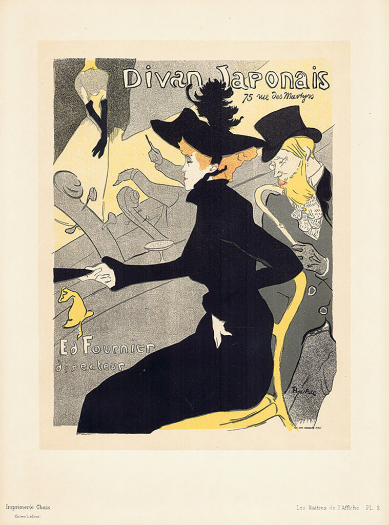 アンリ・ド・トゥールーズ＝ロートレック《ディヴァン・ジャポネ》1895年 OGATAコレクション