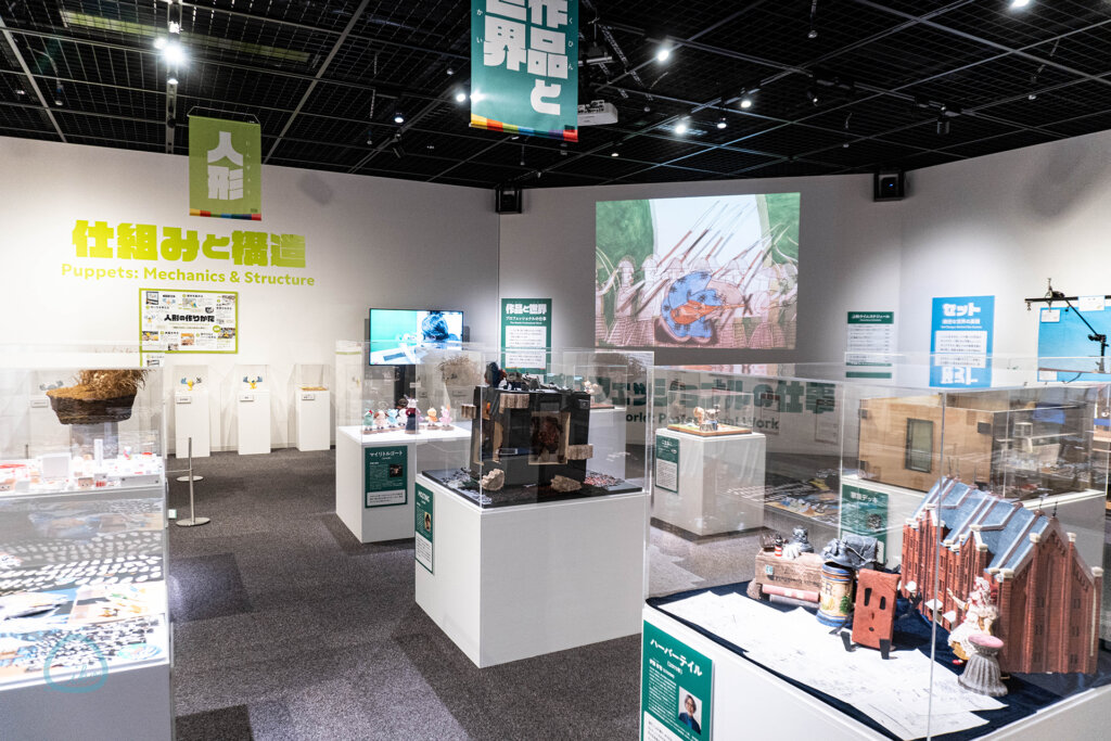 コマ撮りってなに?　展　会場風景