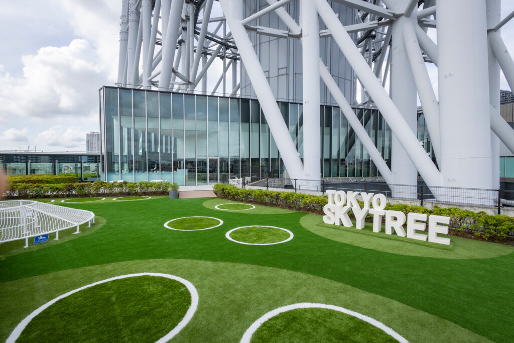 LOOK UP CAFE TOKYO SKYTREE　店外からの眺め