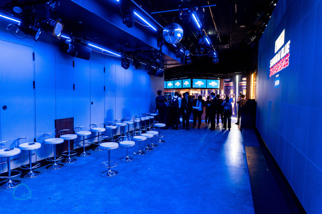 SAMURAI BLUE 3D EXPERIENCE 会場風景