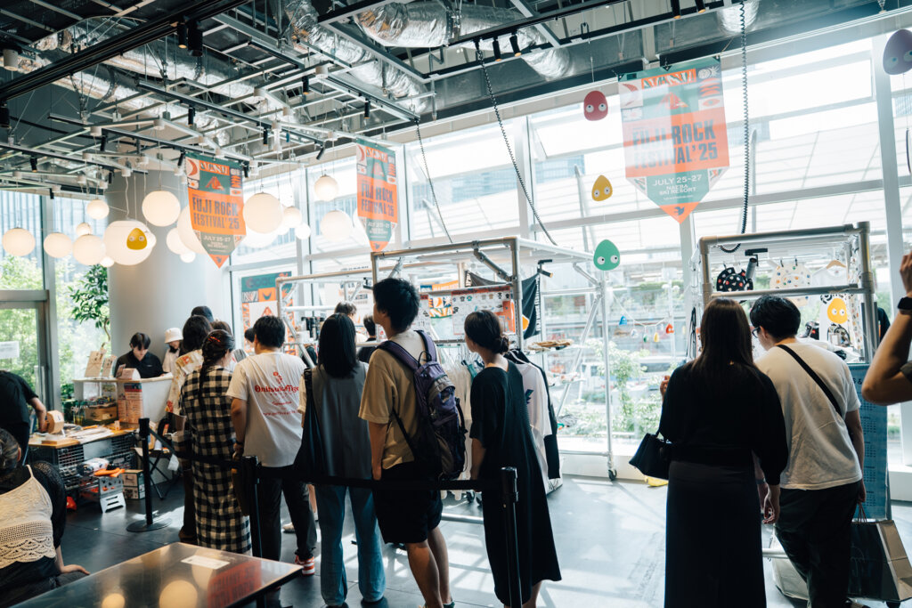 FUJI ROCK WEEK at 東京ミッドタウン八重洲　展示風景