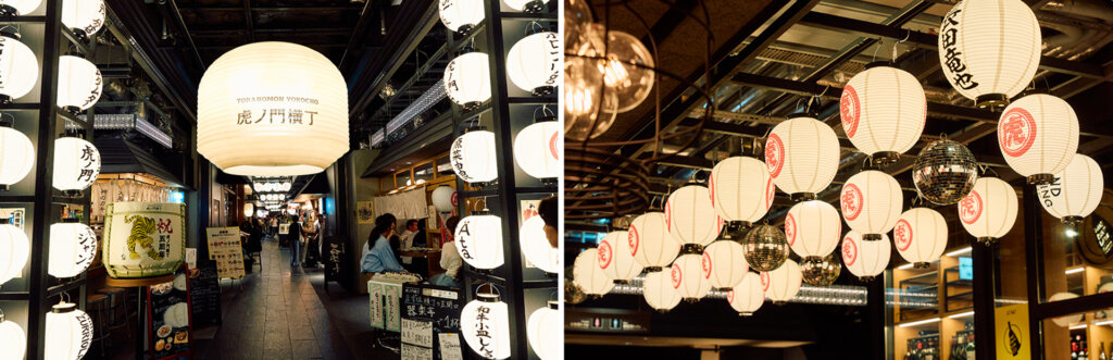 虎横祭　提灯装飾