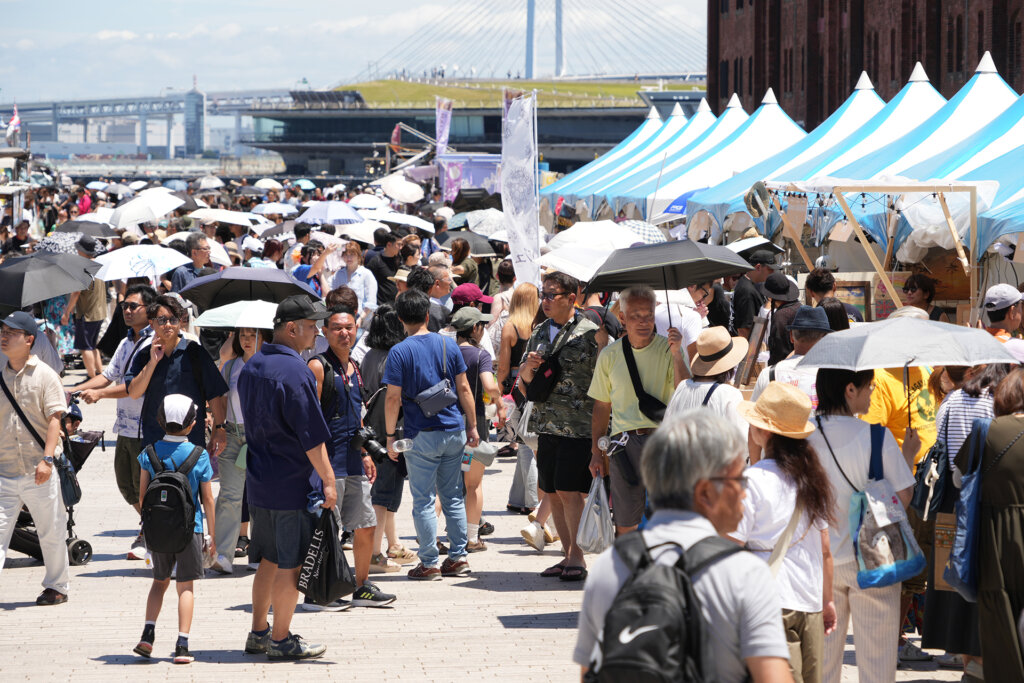 赤レンガ倉庫でのイベント風景