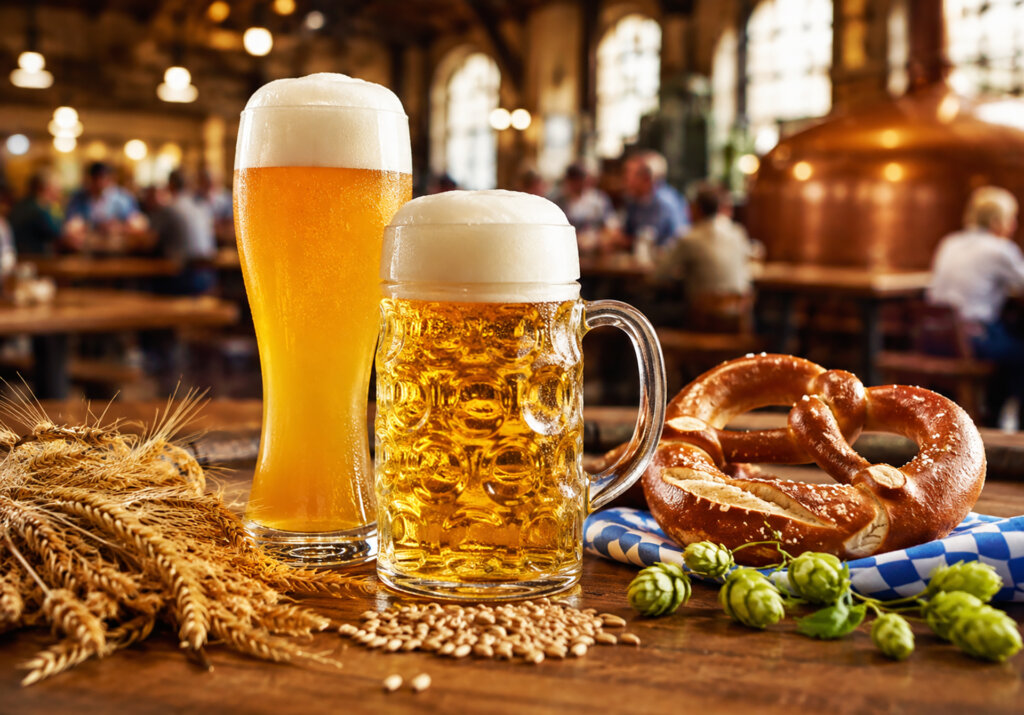 ビールとソーセージ