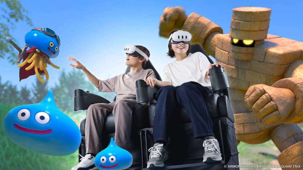 ドラゴンクエスト the DIVE -まだ見ぬ冒険の舞台へ-　VR体験の様子