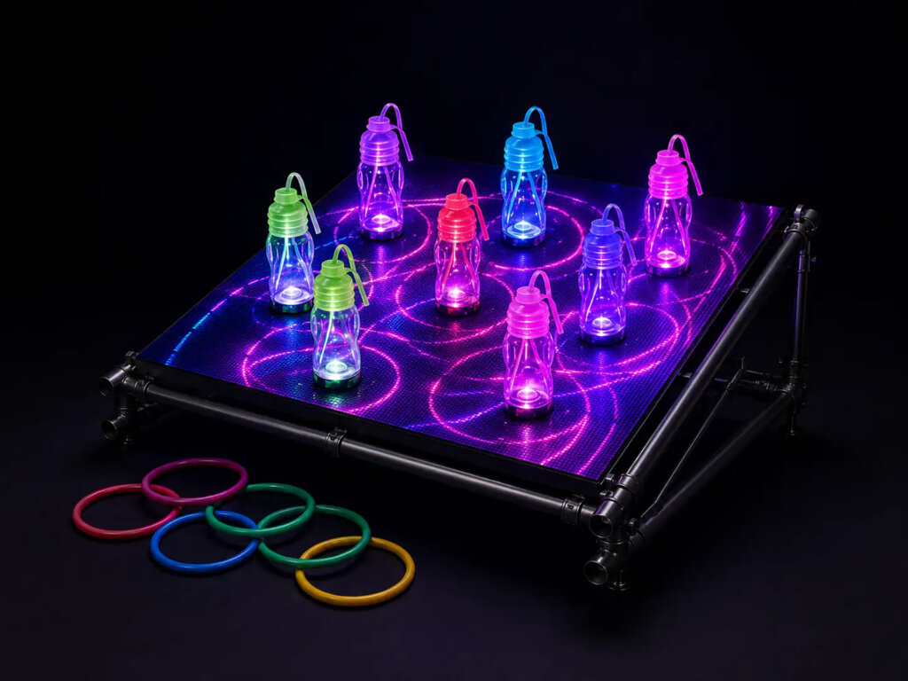 TOKYO レインボー夏祭り　LEDの輪投げ