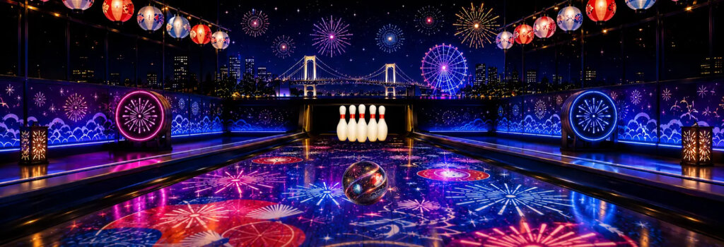 TOKYO レインボー夏祭り　光輝くボーリング