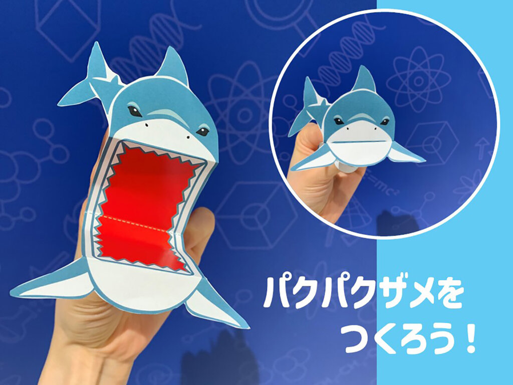 パクパク鮫を作ろう! メインビジュアル